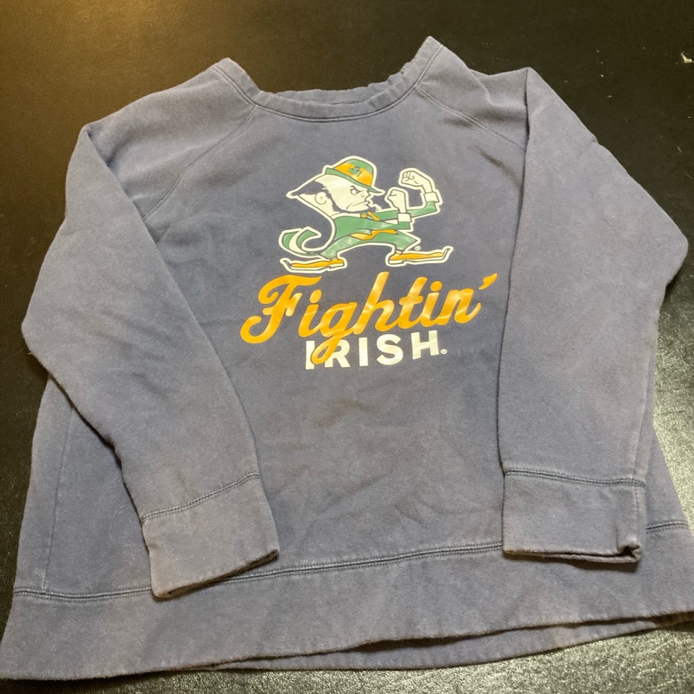 Mens Blue Notre Dame Fighting Irish Shirt